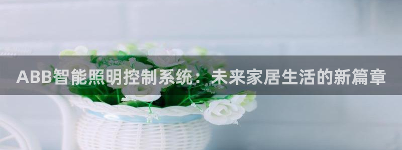 云顶国际服没有改名卡：ABB智能照明控制